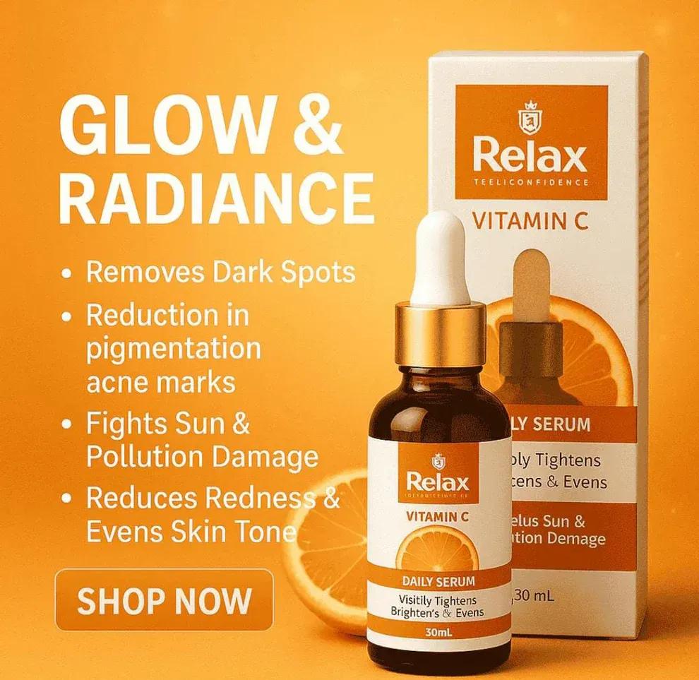 Vitamin C Glow Serum – Brightening & Anti-Aging Formula
